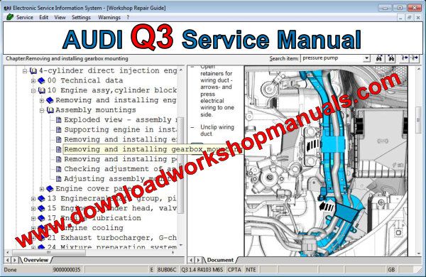 audi q3 service manual